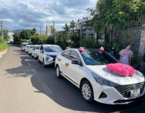 Thuê xe cưới phường Yên Đỗ – Xe hoa trang trí sang trọng